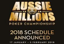 Стало известно расписание Aussie Millions Poker Championship 2018