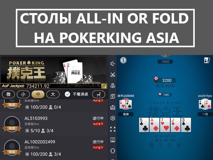 На PokerKing Asia появились столы All-in or Fold