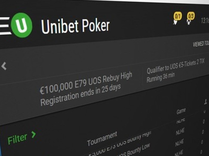 В обновлении Unibet Poker появились «цветные ставки» и предполагаемая продолжительность для каждого турнира
