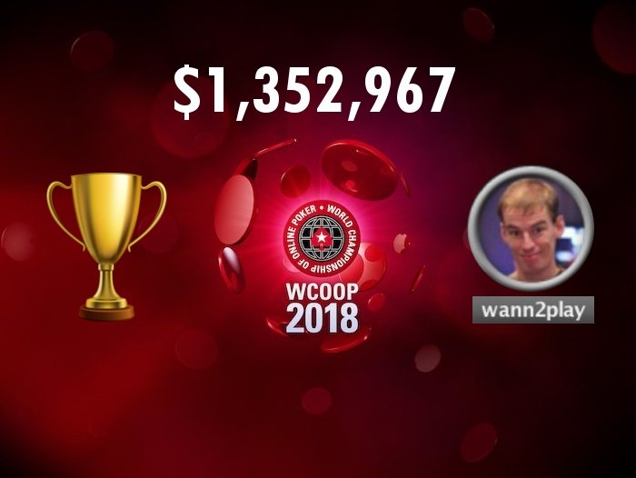 «wann2play» стал чемпионом Main Event WCOOP и выиграл $1,352,967